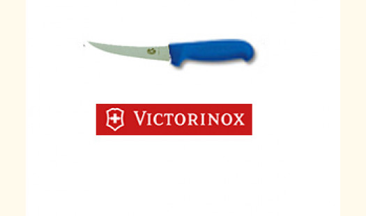 5" Boning Knife Blue with Narrow Curved Blade 